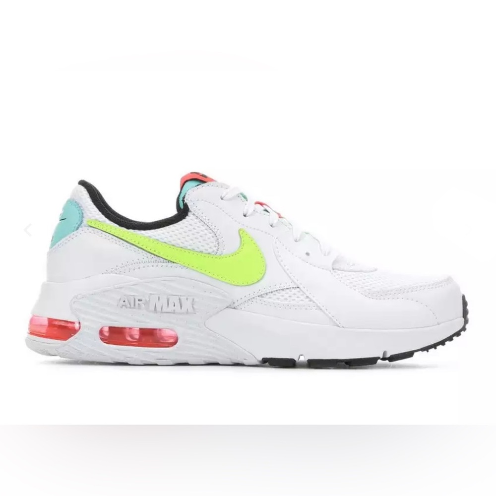 Women nike air max excee sneakers white/volt/blk/pink